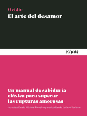 cover image of El arte del desamor